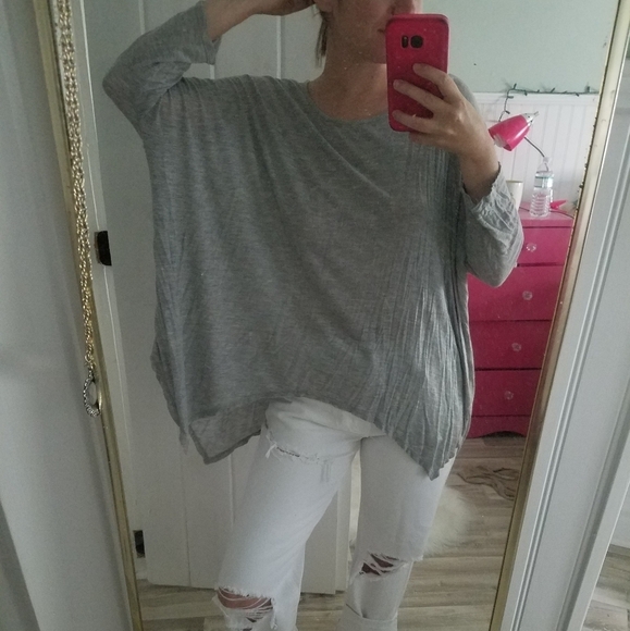 Forever 21 Tops - Forever 21 Asymmetrical long sleeve